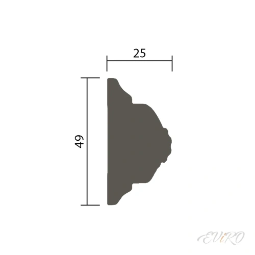 Молдинг EViRO Модель 1.51.348